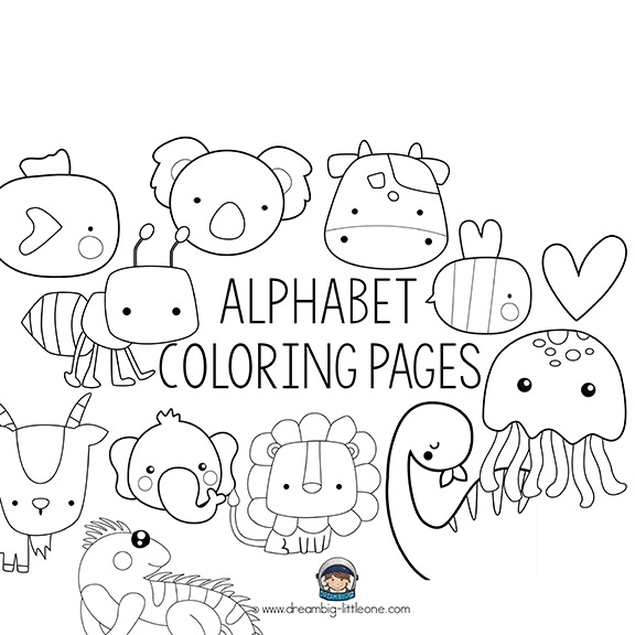 food alphabet coloring pages